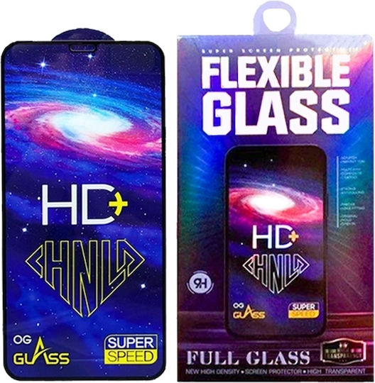 HD+ Full Glue Full Face Tempered Glass Black (Alcatel 1 Se)