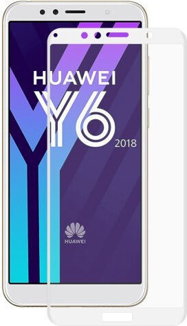 Tempered Glass White (Huawei Y6 2018, Huawei Y6 Prime 2018, Honor 7A)