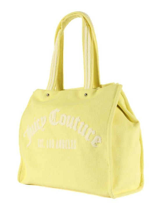 Juicy Couture Damen Tasche Shopper Schulter Gelb