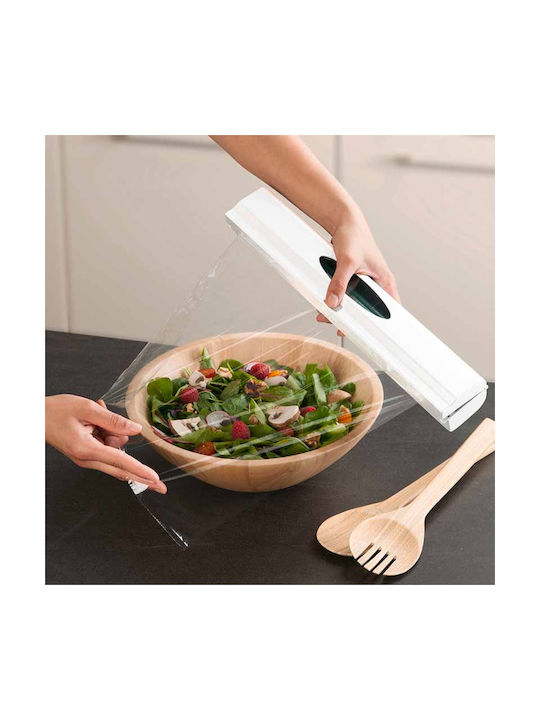 Wenko Metallic Roll Dispenser White 38x6.7x5.2cm 86674100
