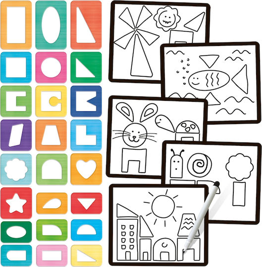Headu Multicolored Patterns Montessori Joc Educațional de Cunoștințe pentru 3-6 Ani