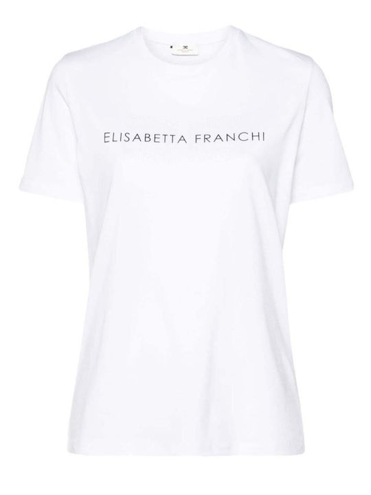 Elisabetta Franchi Femeie Tricou Alb