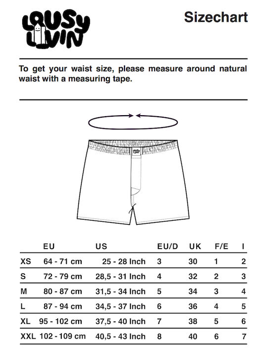 Donut Men's Boxer Purple with Patterns