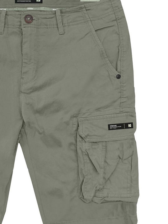 Double Herrenshorts Cargo Khaki