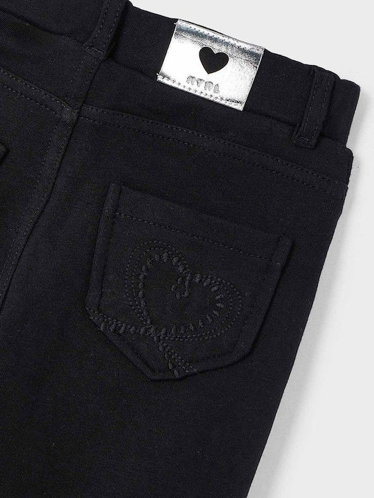 Mayoral Kids' Fabric Pants Black