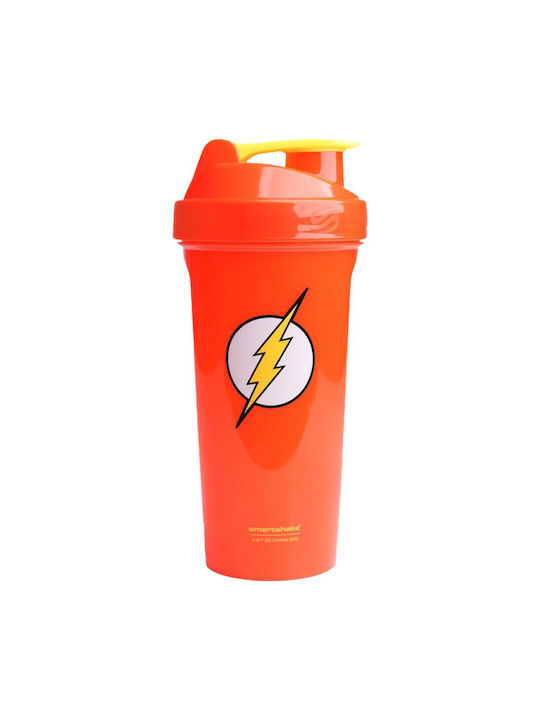 SmartShake SuperHero Shaker Πρωτεΐνης 800ml Πλαστικό Πορτοκαλί