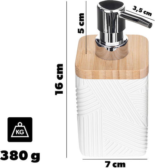 Kadax Dispenser Plastic White 300ml