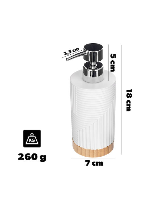 Kadax Dispenser Πλαστικό Λευκό 320ml