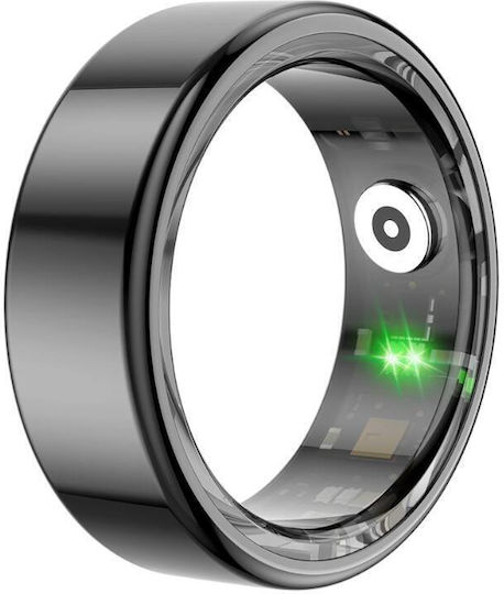 Colmi R02 Smart Ring 21.3mm με Παλμογράφο Μαύρο
