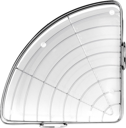 Kadax Corner Floor Bathroom Shelf Metallic Silver