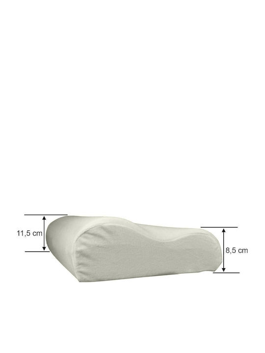 Orthia Comfort Kopfkissen Schlaf Memory-Schaum Anatomisch 32x53x11cm