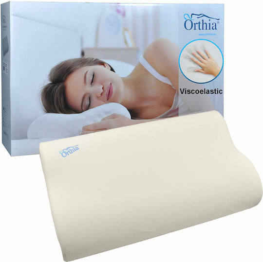 Orthia Comfort Sleep Pillow Memory Foam Anatomic Medium 32x53x10cm