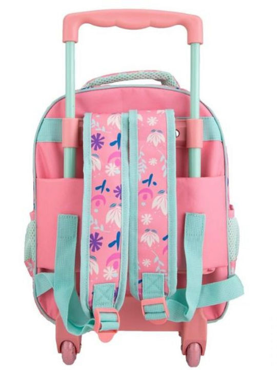 Must Frozen School Bag Trolley Kindergarten in Pink color 8lt