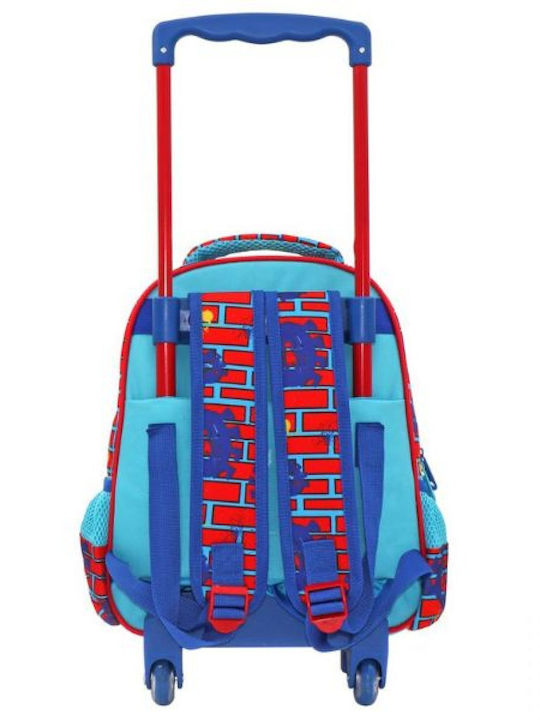 Must Spiderman On The Wall School Bag Trolley Kindergarten Multicolored