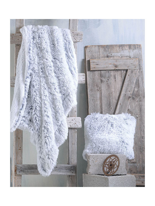 Rythmos Duvet Cover Single 160x220cm Krystal Gray 650 GSMGsm