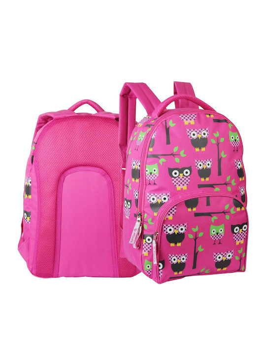 Herlitz Owls 2017 School Bag Backpack Elementary, Elementary in Fuchsia color 16lt