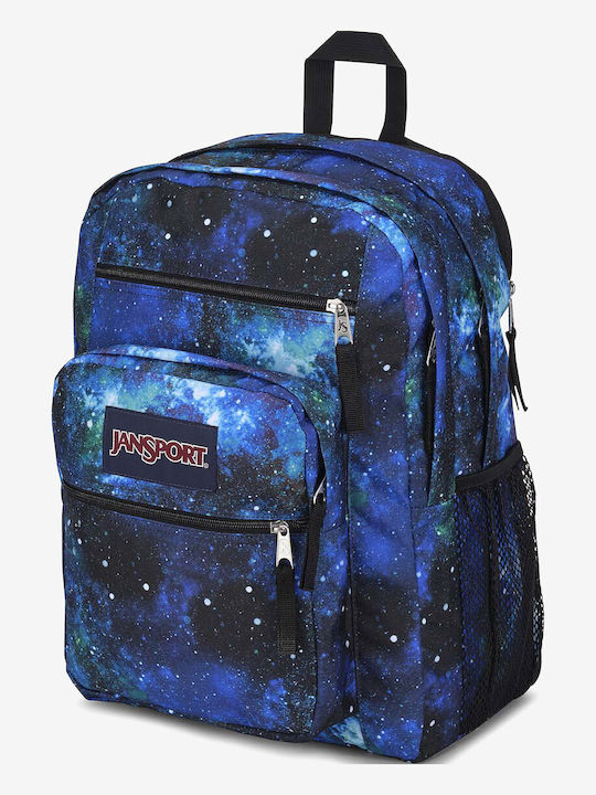 Jansport BIG STUDENT Ученическа Чанта Обратно Junior High-High School в Син цвят