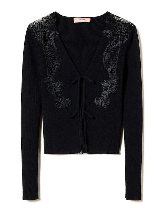 Cardigan Twinset pentru femei cu dantelă 242tp3193