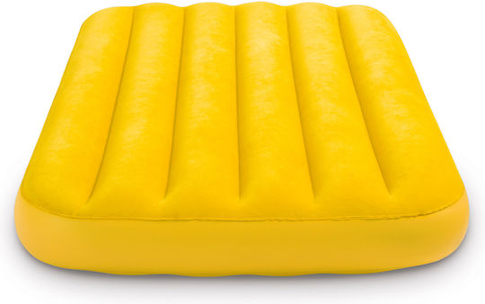 Intex Inflatable Sleeping Mattress Single Cozy Kidz 157x88x18cm Yellow