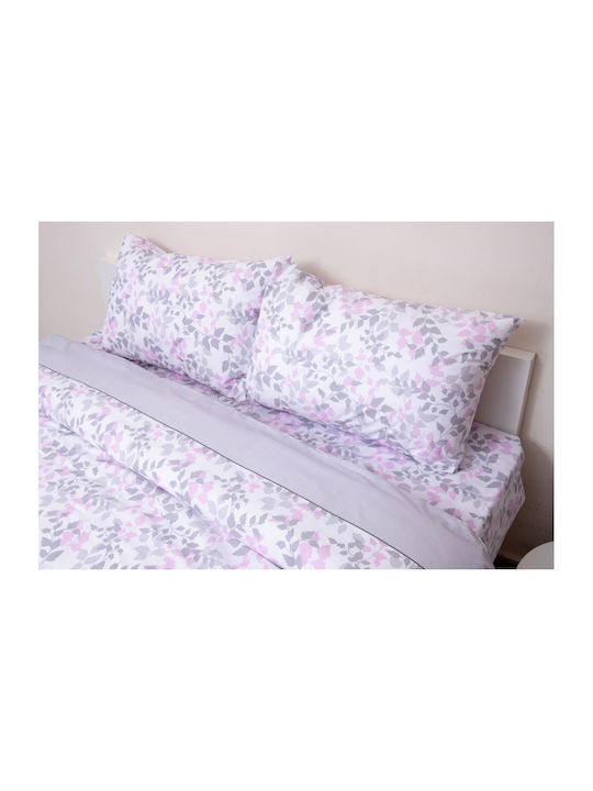 Anna Riska Duvet Set Single 160x240cm Premium 5008 Gray 2pcs