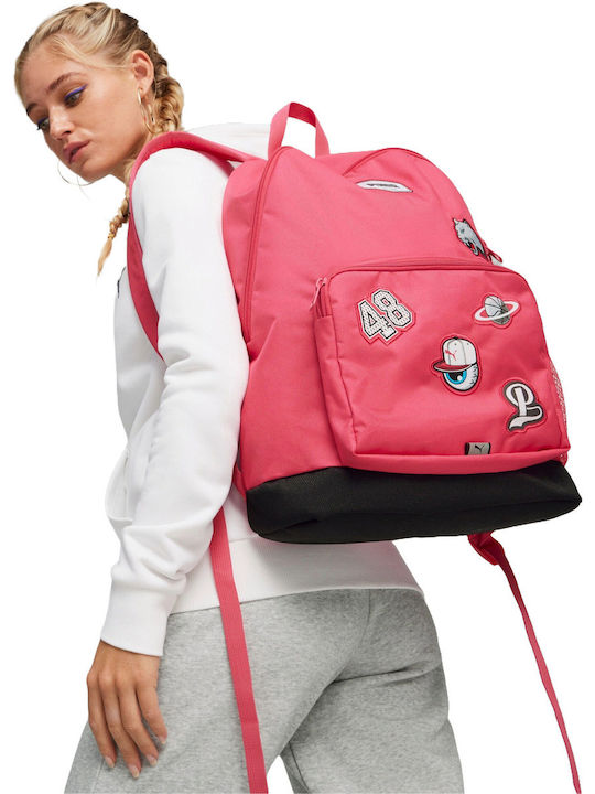 PUMA Schulranzen Rucksack Rosa mit Flaschenhalter 22Liter