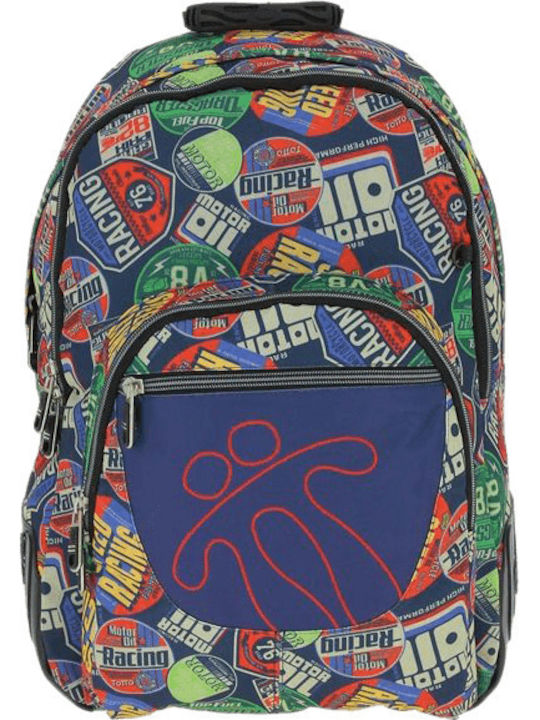 Totto Morral Crayola School Bag Backpack Junior High-High School Multicolour with Water Bottle Holder