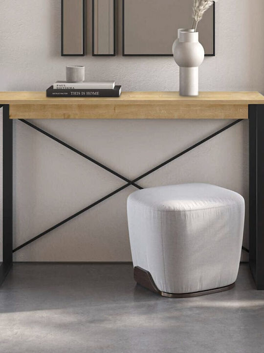 Archie Console Table Wood & Metal sapphire oak L110xW35xH75cm
