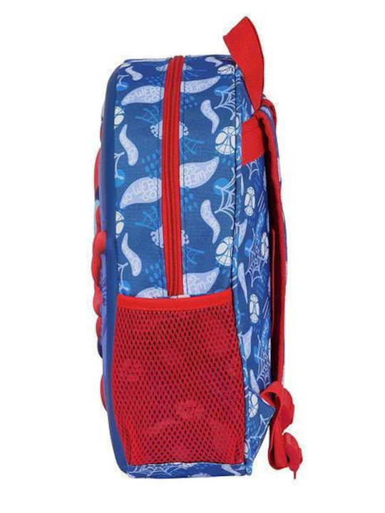 Safta School Bag Backpack Kindergarten Red with Water Bottle Holder 8.64Liters