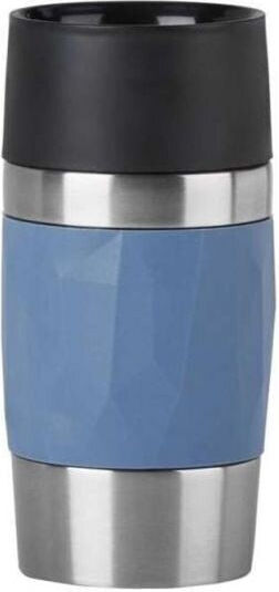 Tefal Compact Mug Pahar Termos Oțel inoxidabil 300ml Blue