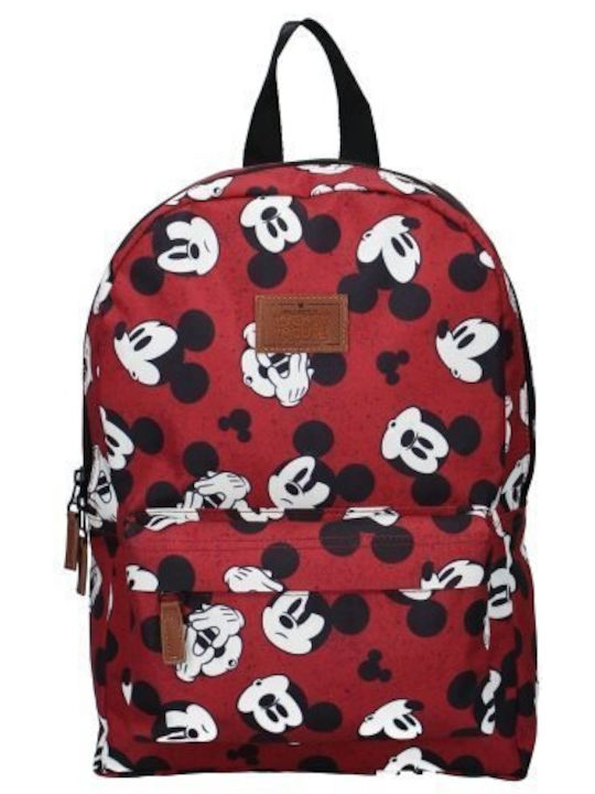 Disney Mickey Mouse My Own Way School Bag Backpack Elementary, Elementary in Red color