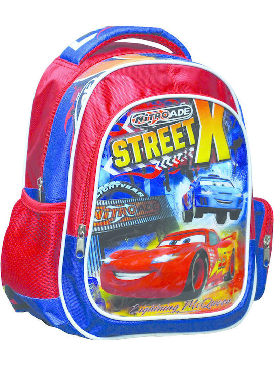 Gim Cars Street X Lights On School Bag Trolley Elementary, Elementary Multicolored