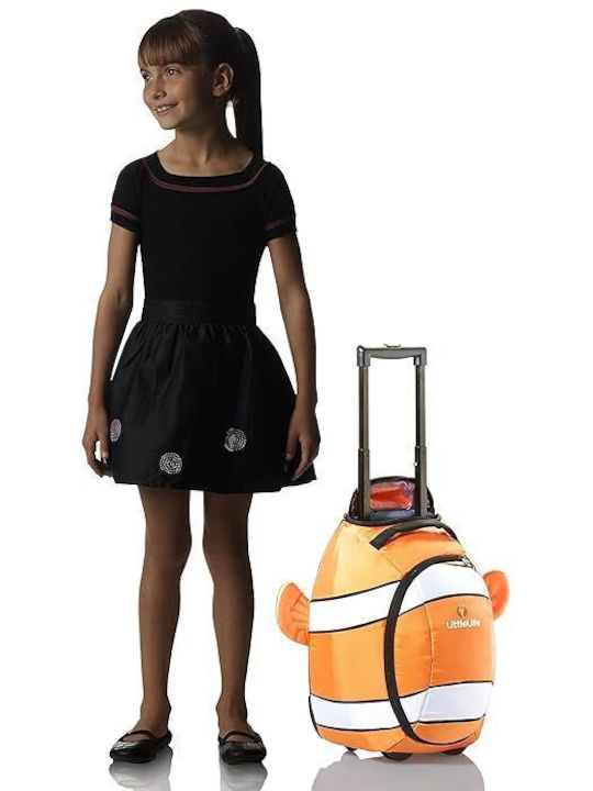 Littlelife Trolley Clownfish Σχολική Τσάντα Τρόλεϊ Νηπιαγωγείου Πορτοκαλί 20lt