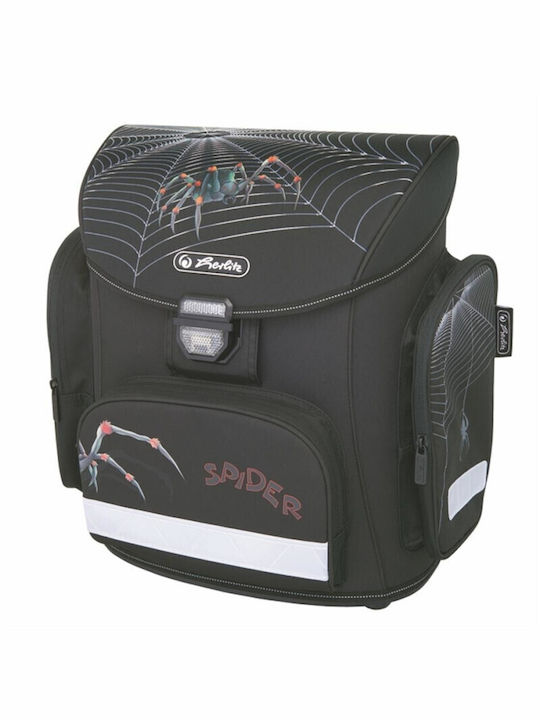 Herlitz Midi Spider Schulranzen Rucksack Grundschule, Grundschule in Schwarz Farbe