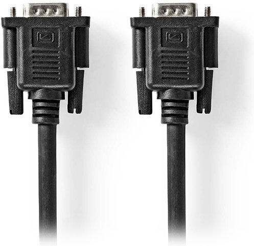 Nedis Cable VGA male - VGA female Μαύρο 5m (CCGL59100BK50)