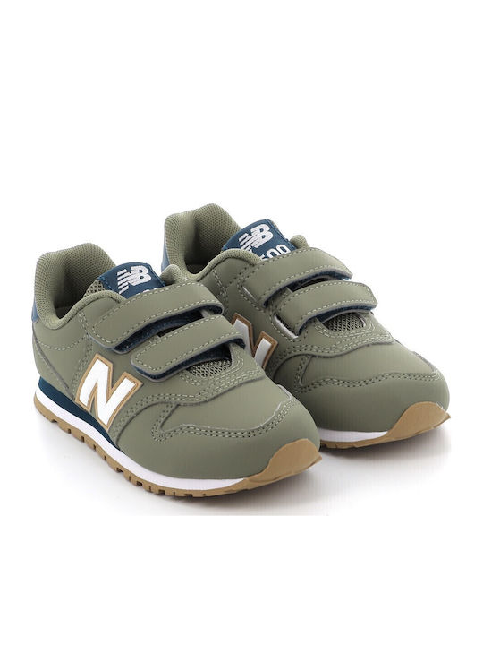 500 Kids Sneakers with Scratch Khaki