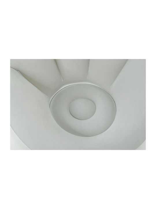 Πουφ Πολυθρόνα Αδιάβροχη Ροζ Led 102x97x71cm