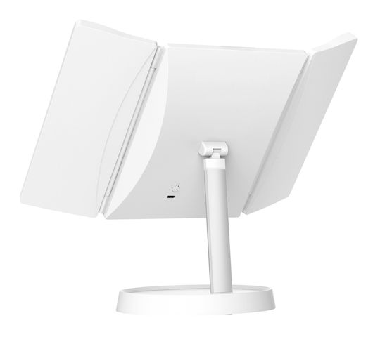 Home Use Καθρέπτης Μακιγιάζ Επιτραπέζιος με Φως Zoom x3 37x37cm Λευκός