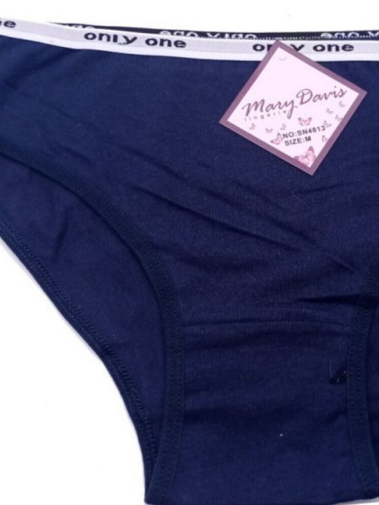 Mary Davis Slip Albastru
