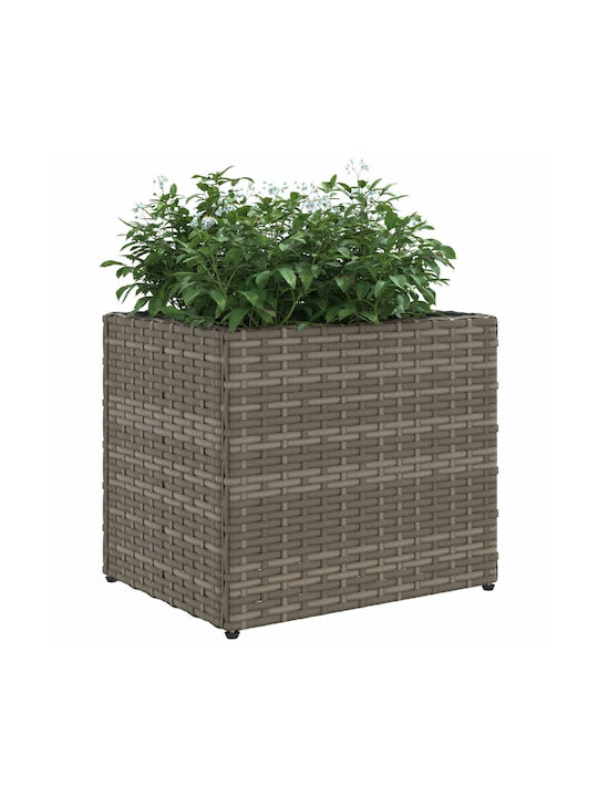 vidaXL Garden Set 2 Planters Plastic Grey