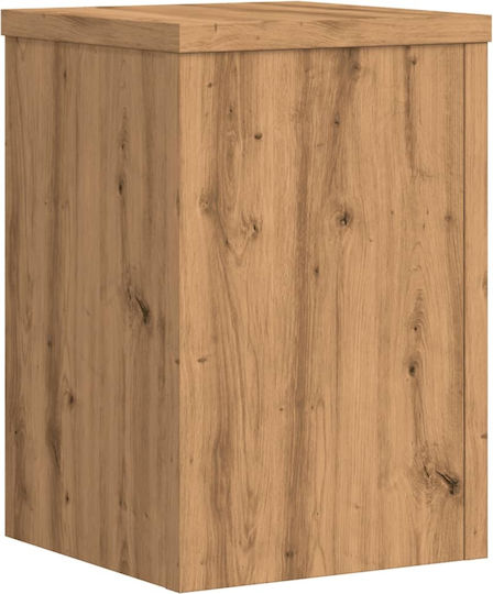 vidaXL Ανθοστήλες Ξύλινες Καφέ 25x25x35εκ. 2τμχ