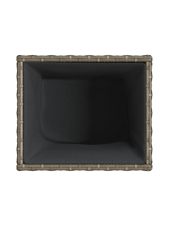 vidaXL Garden Set 2 Planters Plastic Grey