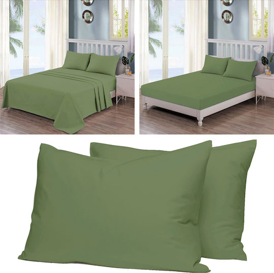 Casa Colori Διπλό 200x260εκ. Olive Casa Colori Διπλό 200x260εκ. Olive