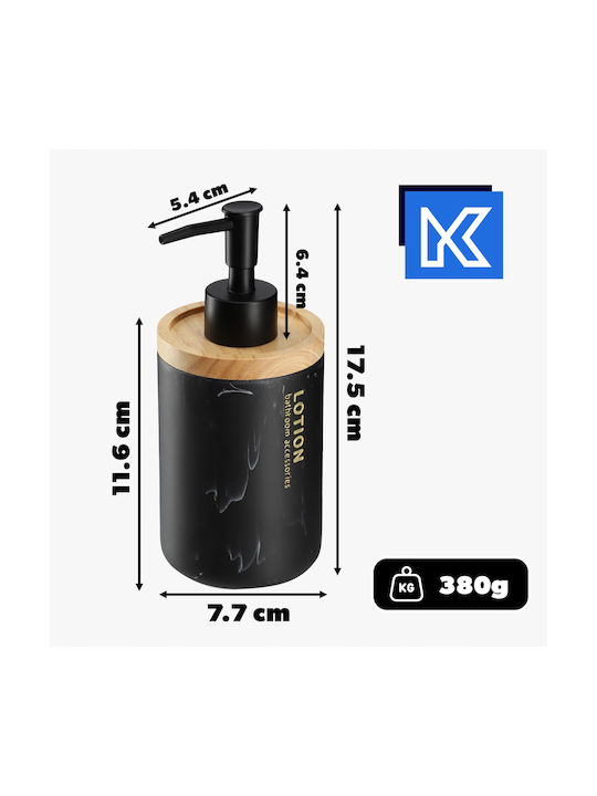 Kadax Dispenser Ceramică Negru
