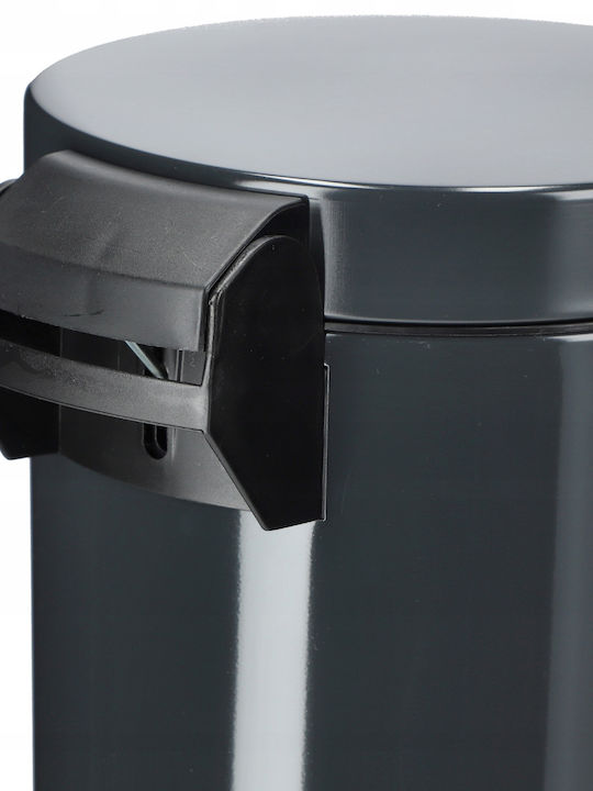 Kadax Inox Badezimmer Mülleimer 5Es Gray