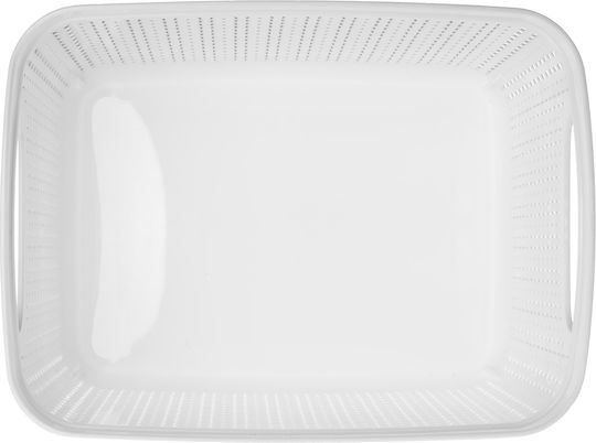 Kadax Coș de Depozitare Plastic Alb 6.6lt 2buc
