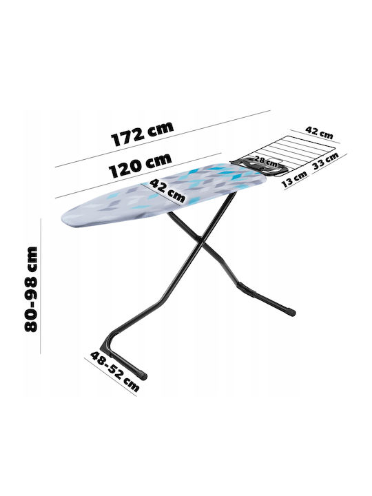 Kadax Σιδερώστρα για Σίδερο Ατμού Σπαστή 120x42cm