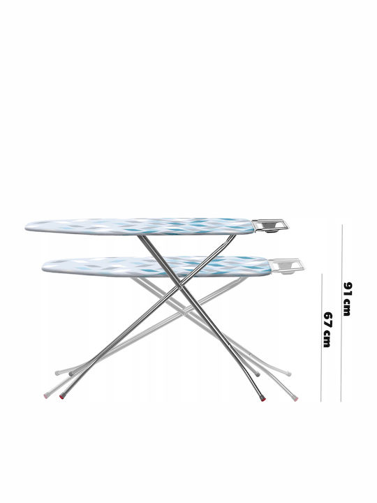 Kadax Masă de călcat pentru fier de călcat cu abur Compact 120x38cm