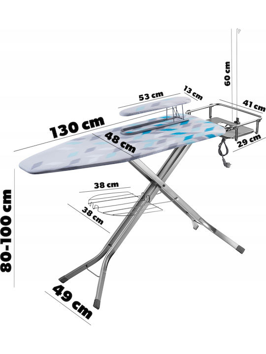 Kadax Σιδερώστρα για Σίδερο Ατμού Σπαστή 130x48cm