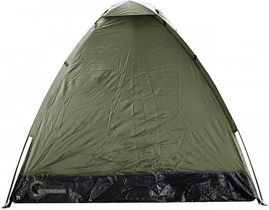 Mil-Tec Standard Summer Camping Tent Igloo Khaki for 2 People Waterproof 800mm 205x145x100cm