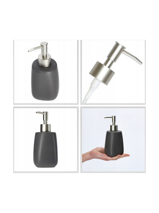 Kadax Kadax Ceramic Gray Bathroom Accessory Set